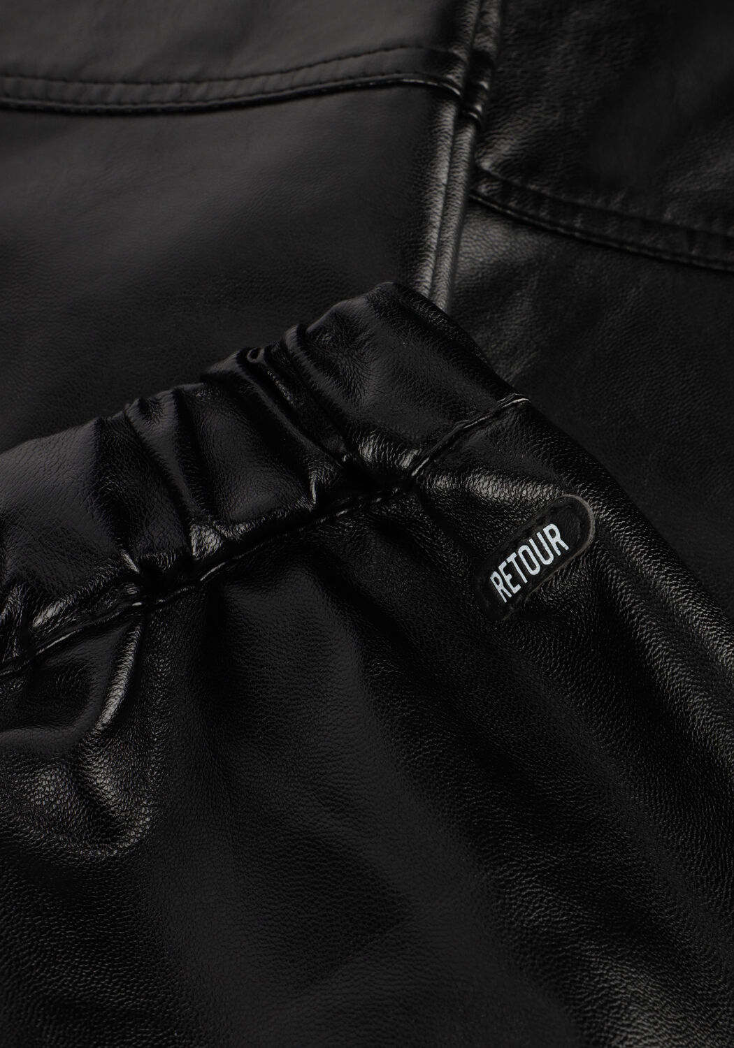 Schwarze RETOUR Weite Hose HEIKE - large