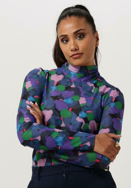 Dunkelblau POM AMSTERDAM Top BRUSHWORK LILAC - large