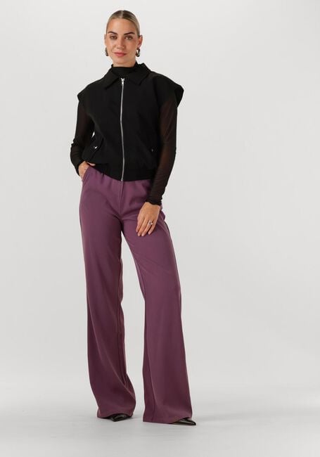 Schwarze CC HEART Top EVE MESH TURTLENECK - large