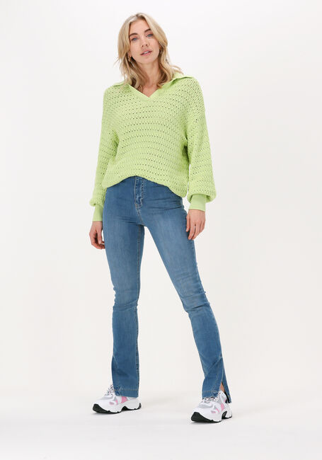 Blaue NA-KD Skinny jeans SIDE SLIT SKINNY JEANS - large