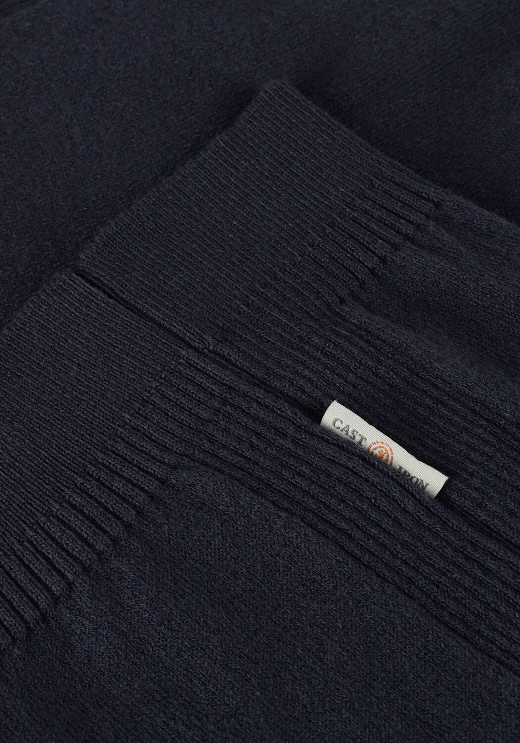 Blaue CAST IRON Pullover & Cardigans CREWNECK ESSENTIAL COTTON STRETCH - large