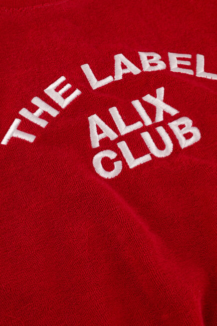 Rote ALIX MINI T-shirt KNITTED TERRY T-SHIRT - large