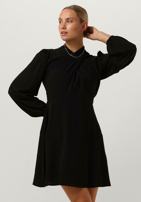 Schwarze FREEBIRD Minikleid WV-DRAPE-2-PES-23-3 - large