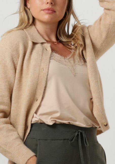 Camelfarbene KNIT-TED Pullover DANNY - large