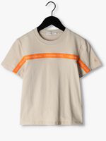 Beige CALVIN KLEIN T-shirt LOGO TAPE SS T-SHIRT - medium
