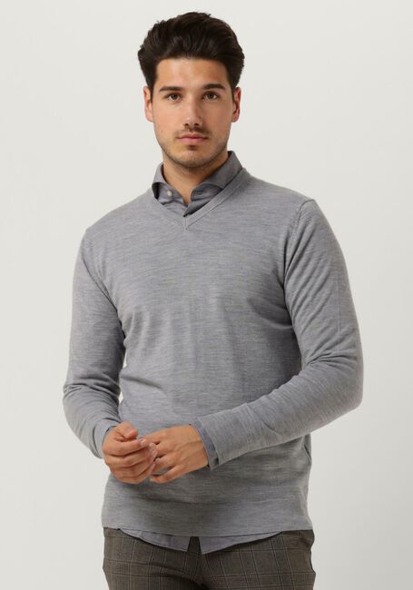 Hellgrau PROFUOMO Pullover PULLOVER V-NECK - large