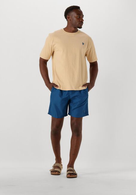 Beige SHIWI T-shirt MEN FINN RELAXED T-SHIRT CORAL LOGO - large