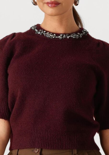 Bordeaux NEO NOIR Pullover MAIA STONE KNIT BLOUSE - large