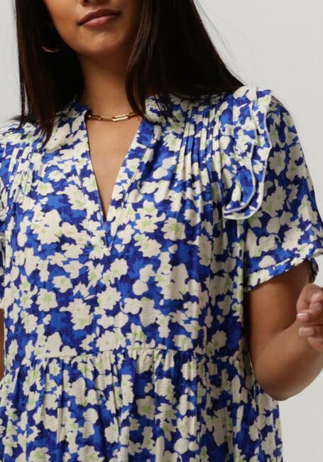 Blaue LOLLYS LAUNDRY Midikleid FREDDY DRESS - large