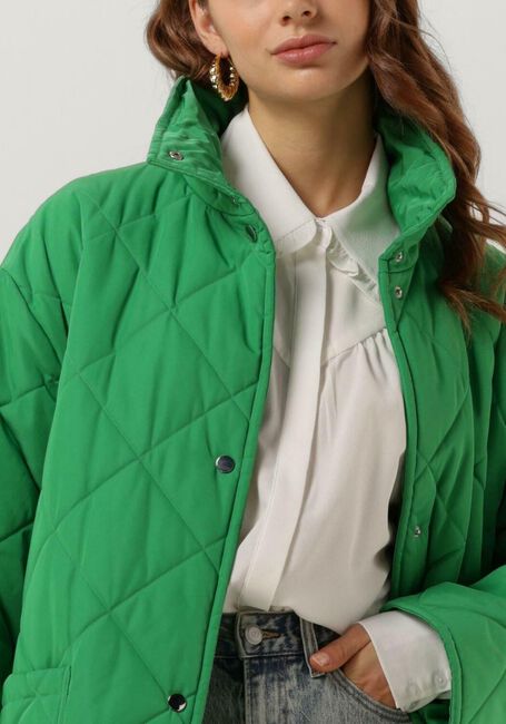 Grüne STAND STUDIO Wattierte Jack SAGE COAT - large