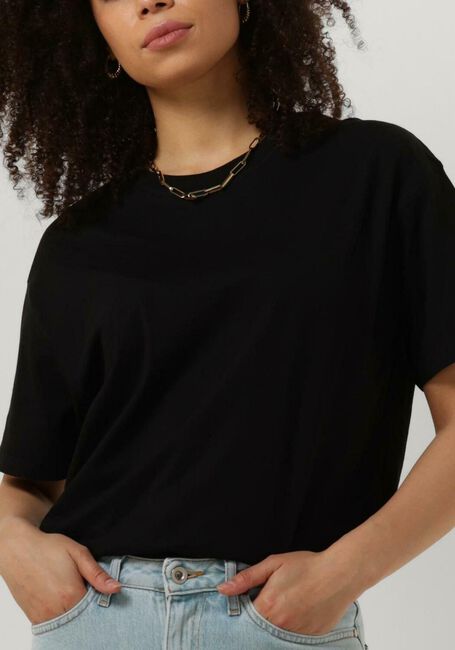 Schwarze ENVII T-shirt ENKULLA SS TEE SOLID - large