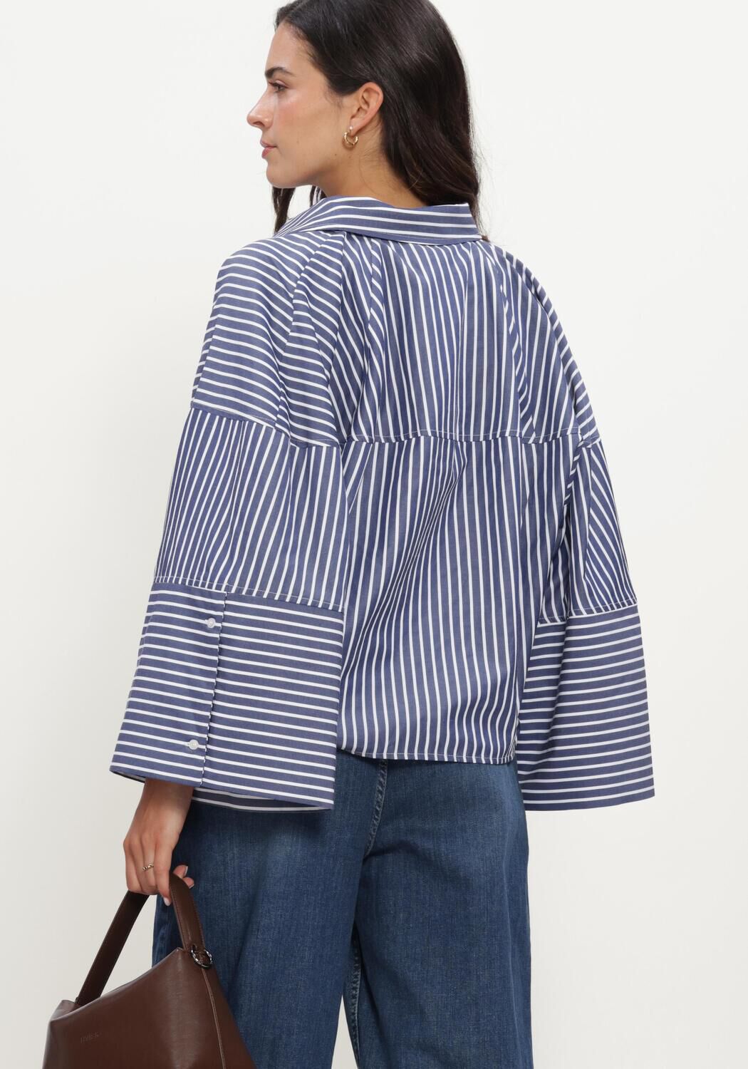 Blaue EST'SEVEN Blusen VARISSA BLOUSE - large