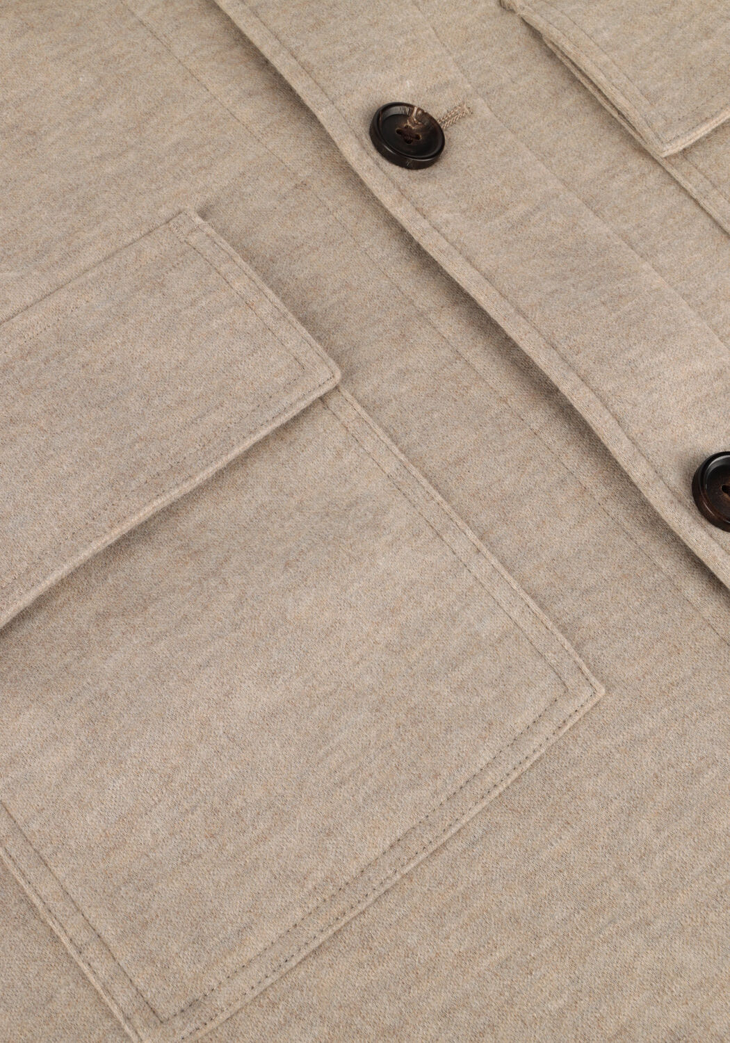 Beige PROFUOMO Overshirt OVERSHIRT KNITTED - large