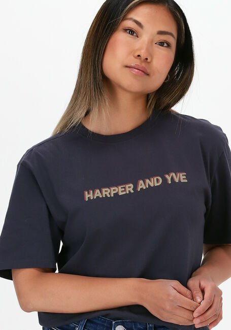 Dunkelblau HARPER & YVE T-shirt HARPER-SS - large