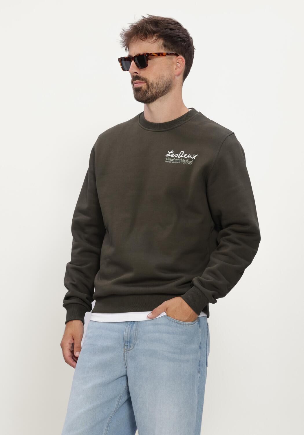 Gr&uuml;ne LES DEUX Sweatshirt RURAL SWEATSHIRT - large