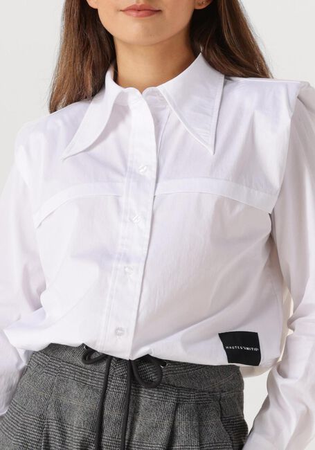 Weiße HAUTE L'AMITIÉ Blusen POPLIN ROLOU SHIRT - large