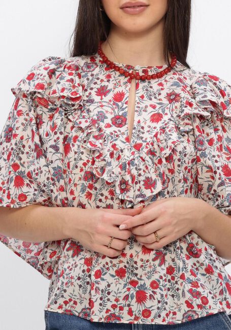 Mehrfarbige/Bunte ANTIK BATIK Blusen ANNIE TEE - large