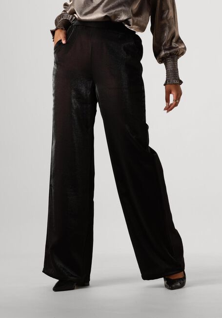 Schwarze NUKUS Hose JOSEPHINE PANTS SHINY - large