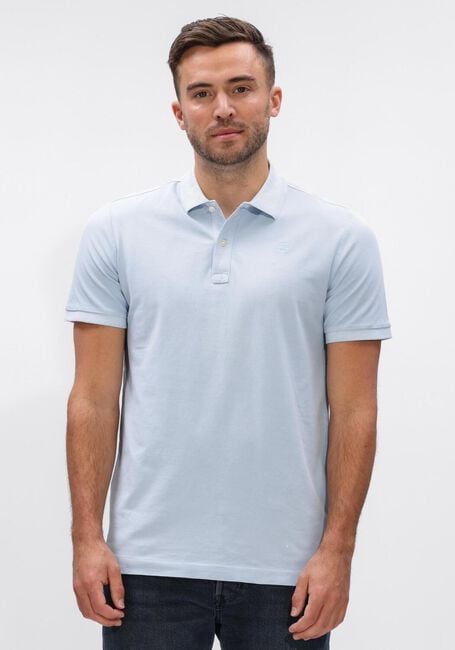 Blaue G-STAR RAW Polo-Shirt DUNDA OVERDYED SLIM POLO S\S - large