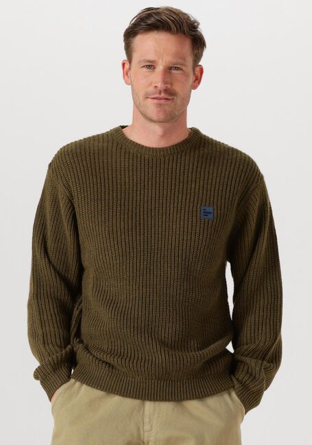 Khaki AMERICAN VINTAGE Pullover CRASHWAY CREW - large