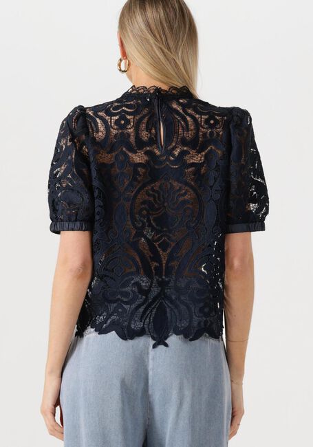 Dunkelblau SUMMUM Top SHORT SLEEVE TOP LACE - large