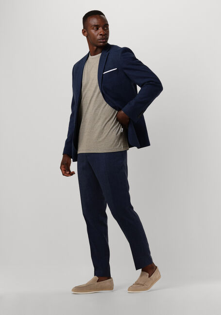Dunkelblau SELECTED MEN Hose SLHSLIM-OASIS LINEN TRS NOOS - large