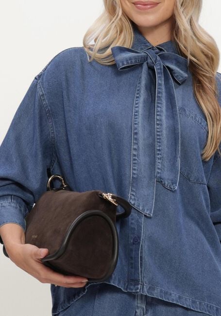 Blaue SIMPLE Blusen WV-HVY-TENCEL-26-3 - large