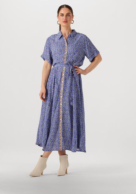 Blaue LOLLYS LAUNDRY Maxikleid BLAKELL MAXI DRESS SS - large