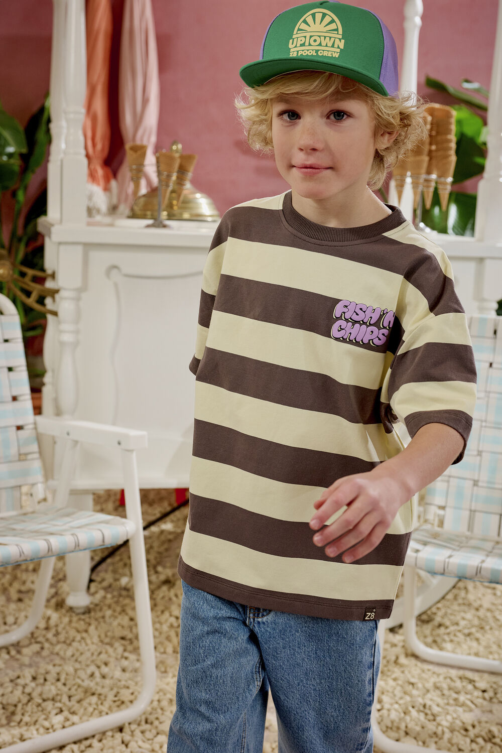 Braune Z8 T-shirt OZIAH - large