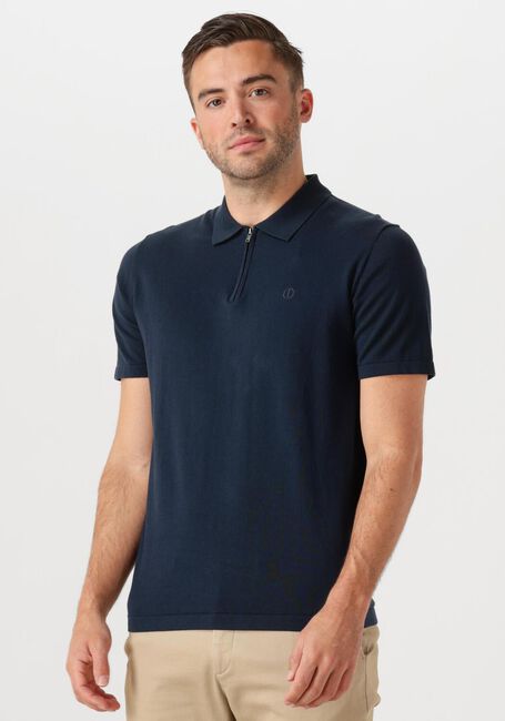 Dunkelblau DSTREZZED Polo-Shirt DORIAN ZIP POLO - large