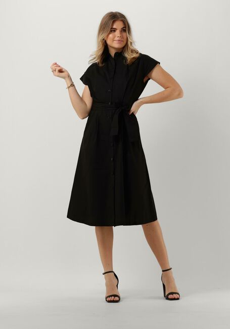 Schwarze LIU JO Midikleid ABITO LUNGO POP CROS - large