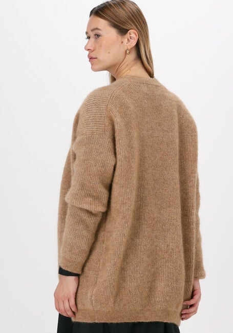 Camelfarbene BY-BAR Strickjacke ABBY CARDIGAN - large