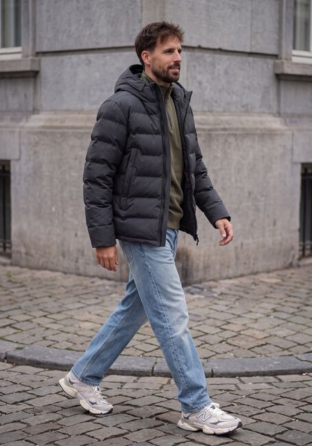 Dunkelgrau AIRFORCE Wattierte Jack MITCHELL PARKA - large