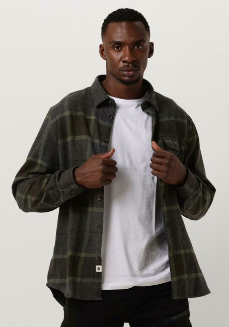 Dunkelgrau ANERKJENDT Casual-Oberhemd AKLEIF BRUSHED CHECK - large