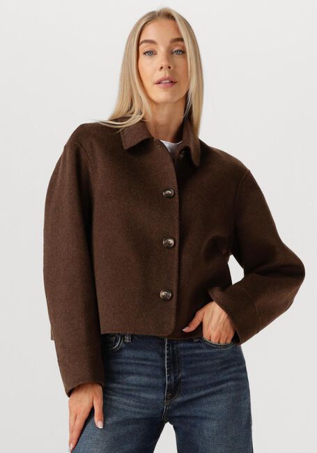 Braune STUDIO AR Teddy-Jacke NICOLINA - large