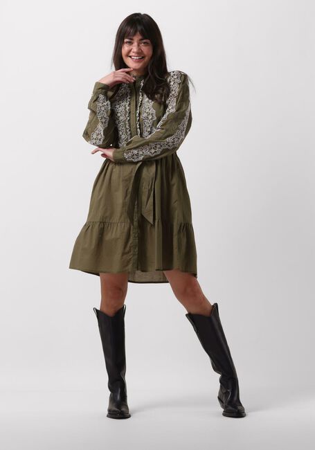 Grüne Y.A.S. Minikleid YASMURIS LS SHIRT DRESS S. - large