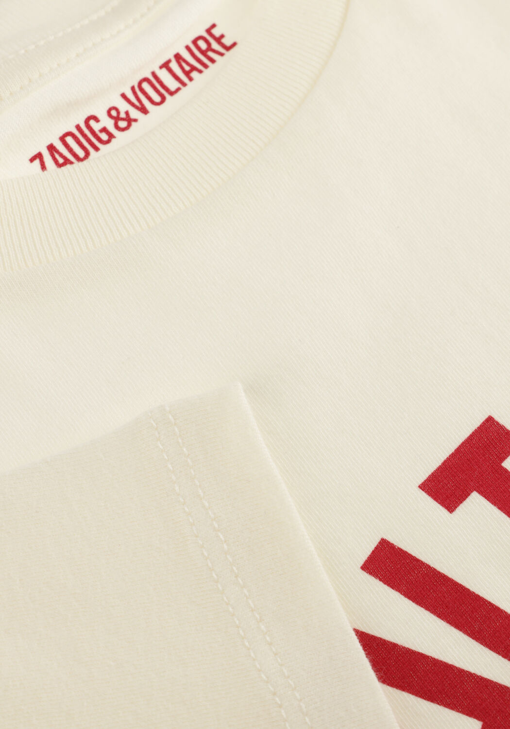 Ecru ZADIG & VOLTAIRE T-shirt X60459 - large