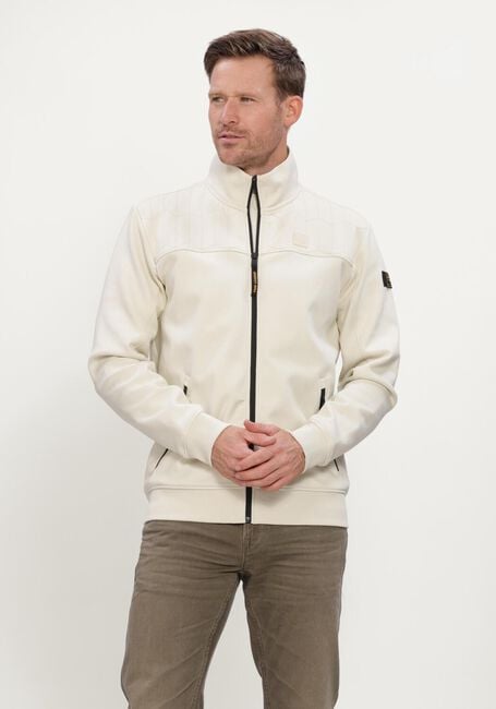 Ecru PME LEGEND Sweatshirt ZIP JACKET INTERLOCK SWEAT - large