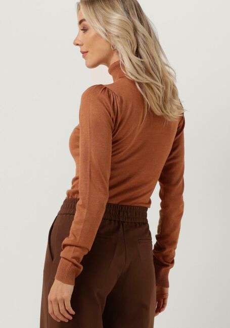 Camelfarbene ACCESS Rollkragenpullover W2-8134-051 - large