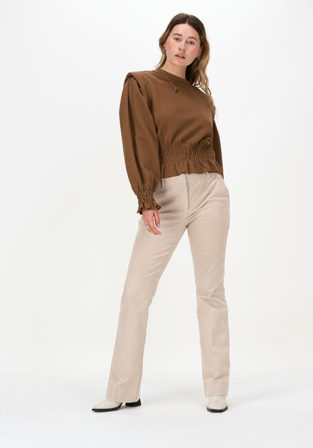 Braune OBJECT Pullover TAYLOR LS PULLOVER - large