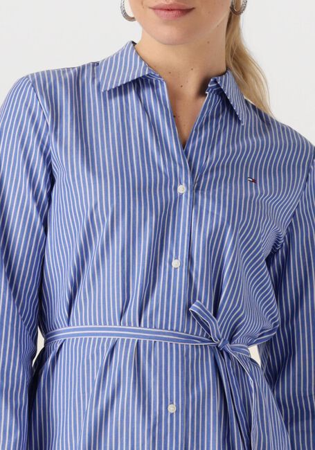 Hellblau TOMMY HILFIGER Midikleid ESS POPLIN REGULAR SHIRT DRESS - large
