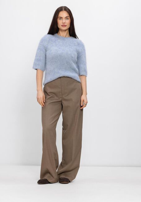 Hellblau SECOND FEMALE Pullover & Cardigans KARLA KNIT SS O-NECK - large