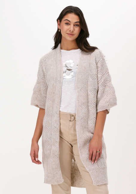 Wei&szlig;e SUMMUM Strickjacke KIMONO CARDIGAN ALRY ALPACA LU - large
