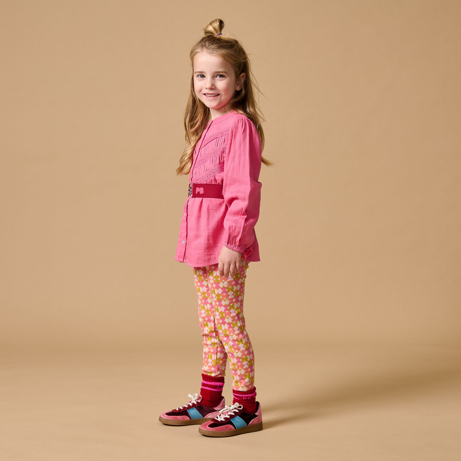 Mehrfarbige/Bunte PETIT BLUSH Legging RIB LEGGING - large