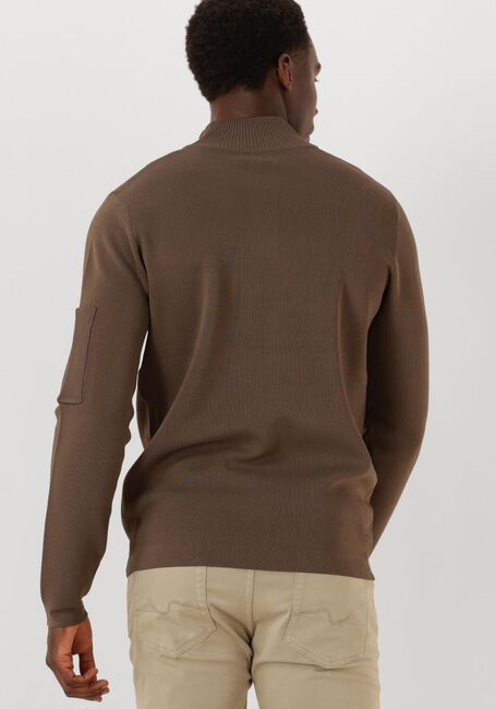 Taupe GENTI Pullover TURTLE ZIP - large