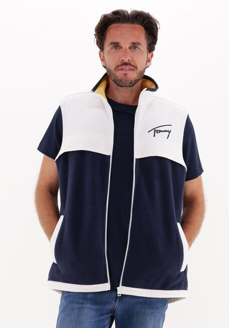 Dunkelblau TOMMY JEANS Bodywarmer TJM MIX MEDIA RETRO VEST - large