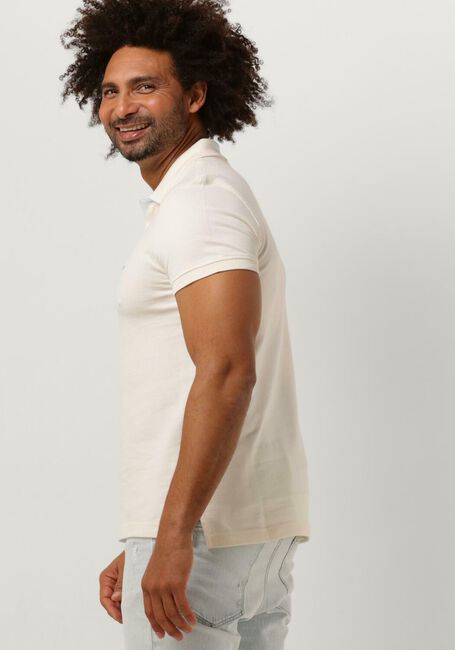 Beige TOMMY HILFIGER Polo-Shirt PRETWIST MOULINE SLIM FIT POLO - large