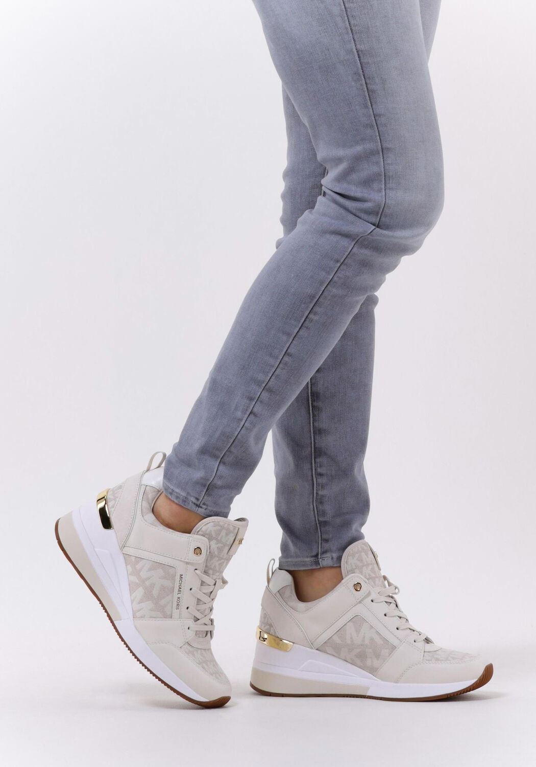 Wei&szlig;e MICHAEL KORS Sneaker High GEORGIE TRAINER - large