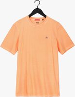Orangene SCOTCH & SODA T-shirt GARMENT-DYED CREWNECK TEE WITH EMBROIDERY LOGO