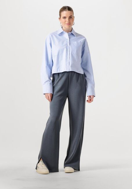 Hellblau SECOND FEMALE Blusen BAULO CROPPED SHIRT - large